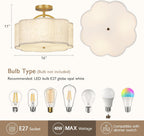 Semi Flush Mount Ceiling Light ø Modern 3-Light