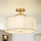 Semi Flush Mount Ceiling Light ø Modern 3-Light