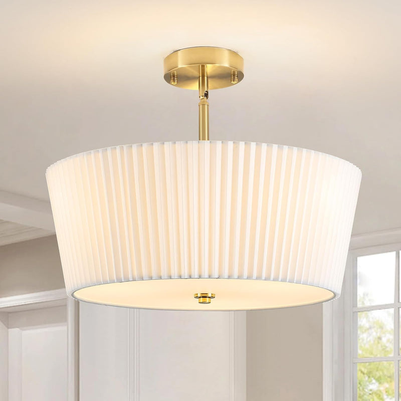 Semi Flush Mount Ceiling Light Modern Crystal Chandeliers