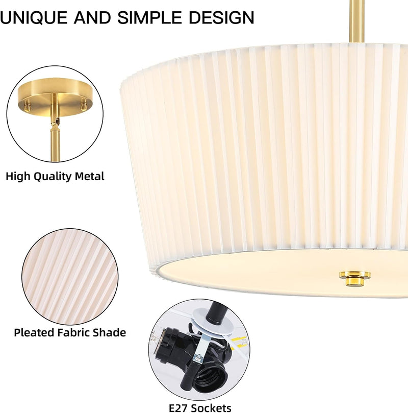 Semi Flush Mount Ceiling Light Modern Crystal Chandeliers