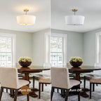 Semi Flush Mount Ceiling Light Modern Crystal Chandeliers