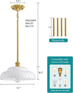 Semi Flush Mount Ceiling Light Smoky Glass Fixture