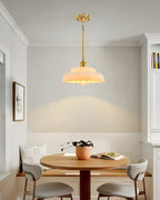 Semi Flush Mount Ceiling Light Smoky Glass Fixture