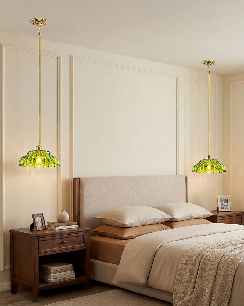 Semi Flush Mount Ceiling Light Smoky Glass Fixture