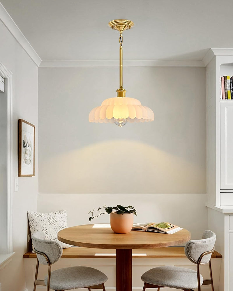 Semi Flush Mount Ceiling Light Smoky Glass Fixture