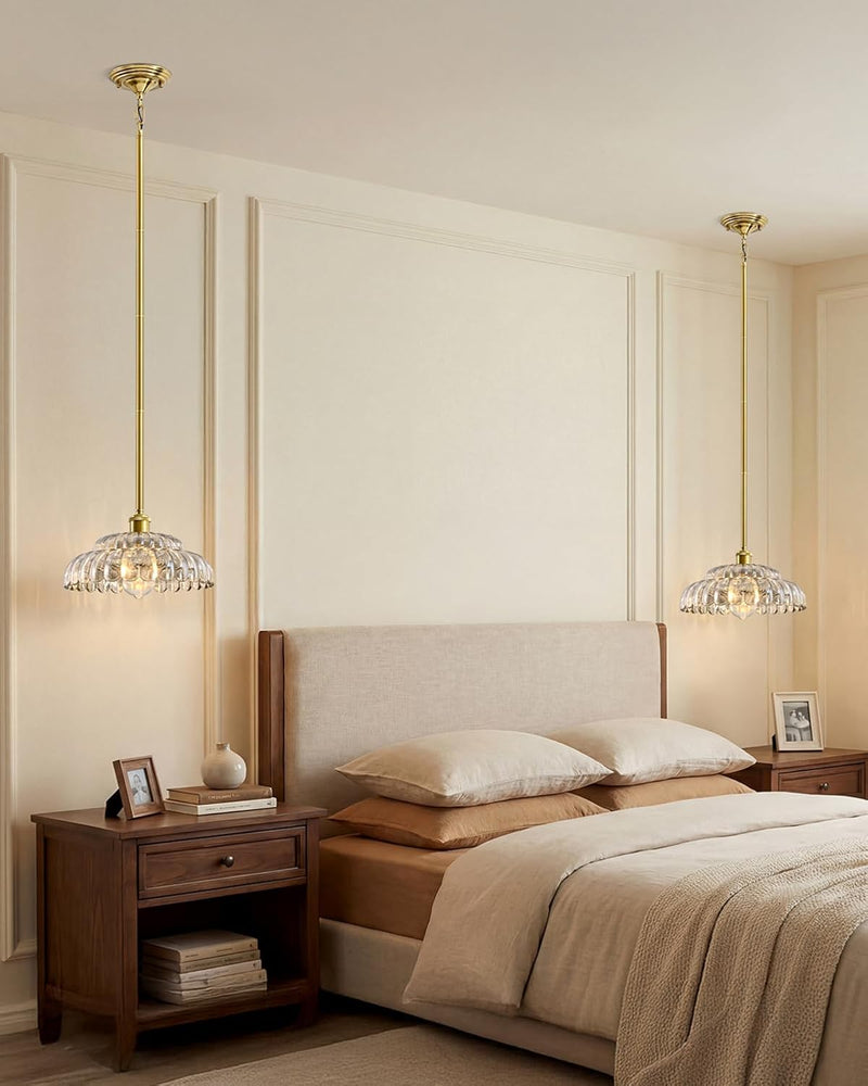 Semi Flush Mount Ceiling Light Smoky Glass Fixture