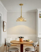 Semi Flush Mount Ceiling Light Smoky Glass Fixture