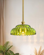 Semi Flush Mount Ceiling Light Smoky Glass Fixture
