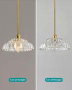 Semi Flush Mount Ceiling Light Smoky Glass Fixture