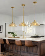 Semi Flush Mount Ceiling Light Smoky Glass Fixture