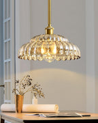 Semi Flush Mount Ceiling Light Smoky Glass Fixture