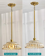 Semi Flush Mount Ceiling Light Smoky Glass Fixture