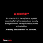 Sentry Safe Fire-Safe Waterproof Document and Media Chest