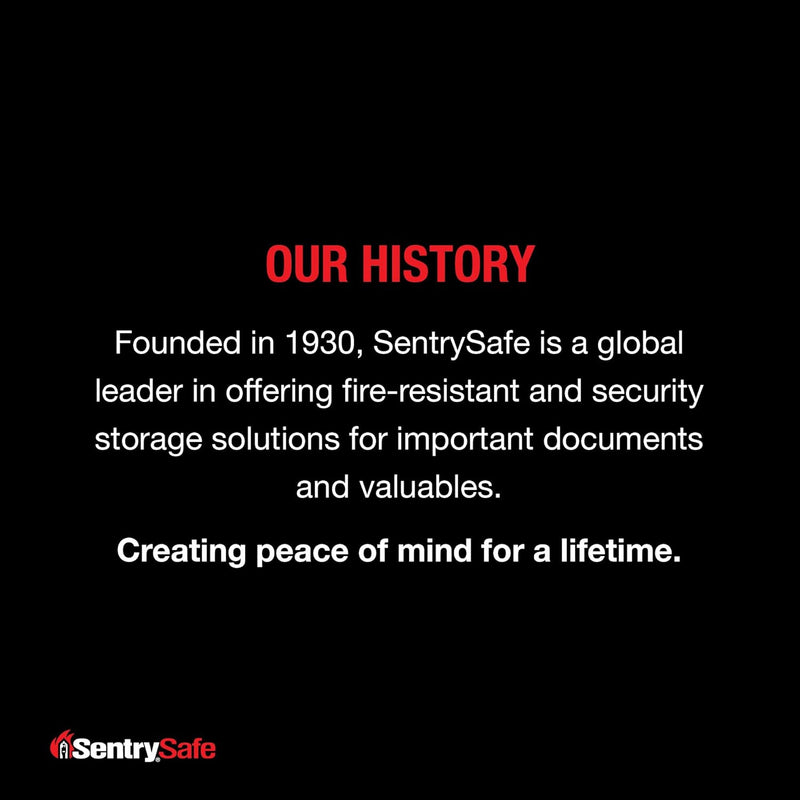 Sentry Safe Fire-Safe Waterproof Document and Media Chest