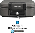 Sentry Safe Fire-Safe Waterproof Document and Media Chest