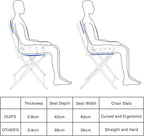 Set 3 Pieces Garden Furniture Folding 2 Chairs
