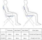 Set 3 Pieces Garden Furniture Folding 2 Chairs