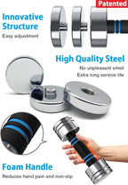 Set Adjustable Ultracompact Chrome Weights Home