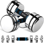 Set Adjustable Ultracompact Chrome Weights Home