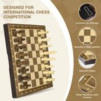 Set and Draughts Board Games 2 in 1