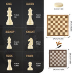 Set and Draughts Board Games 2 in 1