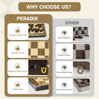 Set and Draughts Board Games 2 in 1