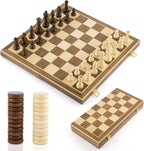 Set and Draughts Board Games 2 in 1