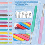 Set for Beginners Flower Hook with Ergonomic Hooks