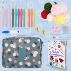 Set for Beginners Flower Hook with Ergonomic Hooks