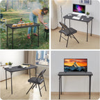 Set of Desk and Chair Computer Table Dining