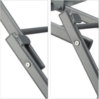 Set of Garden Chairs and Table Metal Synthetics