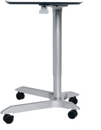 Seville Classics Airlift Height Adjustable Mobile Sit-Stand Desk