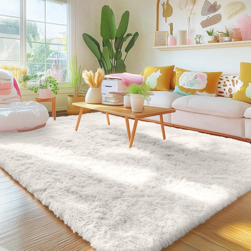 Shag Rugs for Living Room Feet Machine