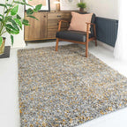 Shaggy Plain Blush Rug Fluffy Lounge Living Room