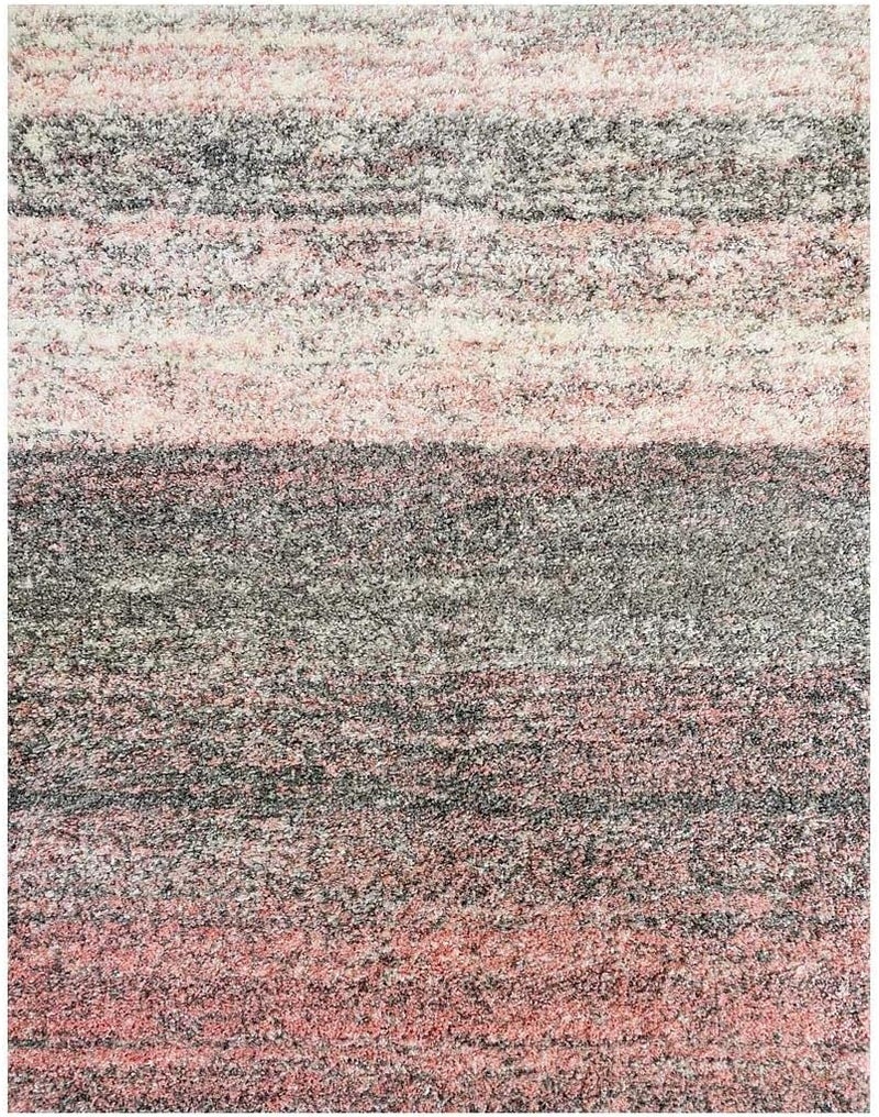 Shaggy Plain Blush Rug Fluffy Lounge Living Room