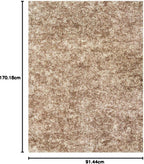 Shaggy Plain Blush Rug Fluffy Lounge Living Room