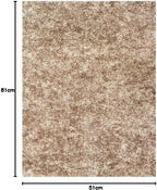 Shaggy Plain Blush Rug Fluffy Lounge Living Room