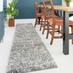 Shaggy Plain Blush Rug Fluffy Lounge Living Room