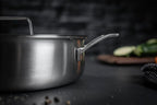 Shallow Casserole Pot 4.5L 5-Ply Stainless Steel