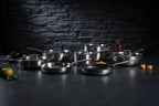 Shallow Casserole Pot 4.5L 5-Ply Stainless Steel