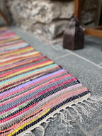 Shanti Coloured Rug Hand Woven Eco-Friendly: 100% Recycled