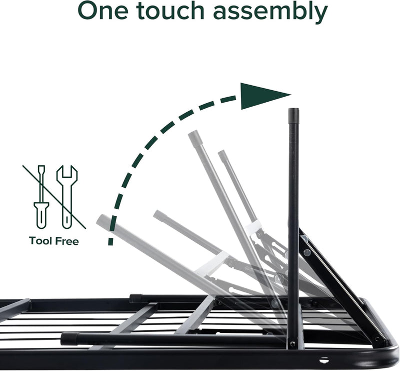 Shawn Smartbase Folding Guest Bed Frame Space Saving