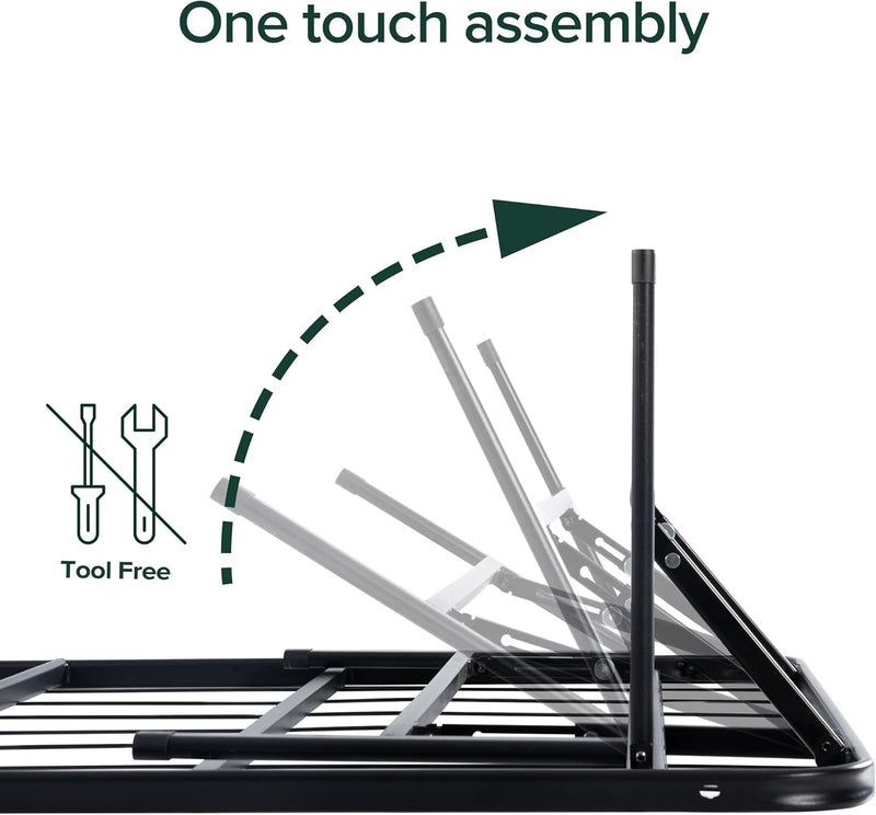 Shawn Smartbase Folding Guest Bed Frame Space Saving