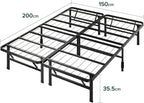 Shawn Smartbase Folding Guest Bed Frame Space Saving