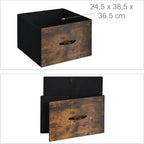 Shelf 3 Drawers Shelves Vintage Look Industrial Design