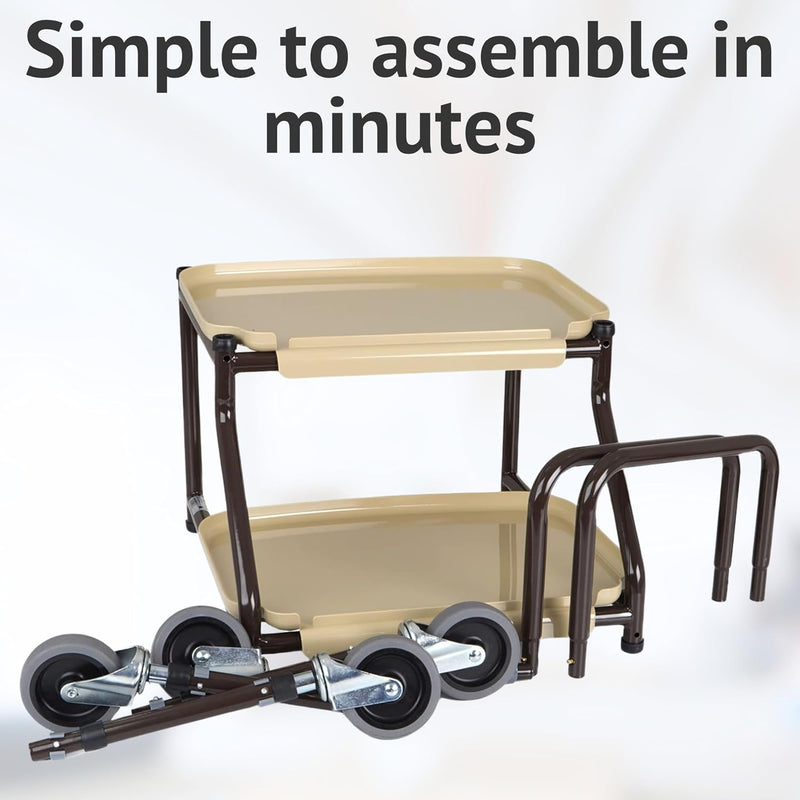 Shelf Mobility Trolley Walking Zimmer Frame with Tray