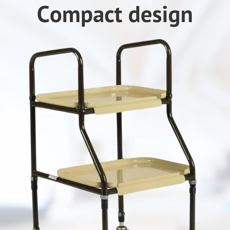 Shelf Mobility Trolley Walking Zimmer Frame with Tray