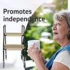 Shelf Mobility Trolley Walking Zimmer Frame with Tray