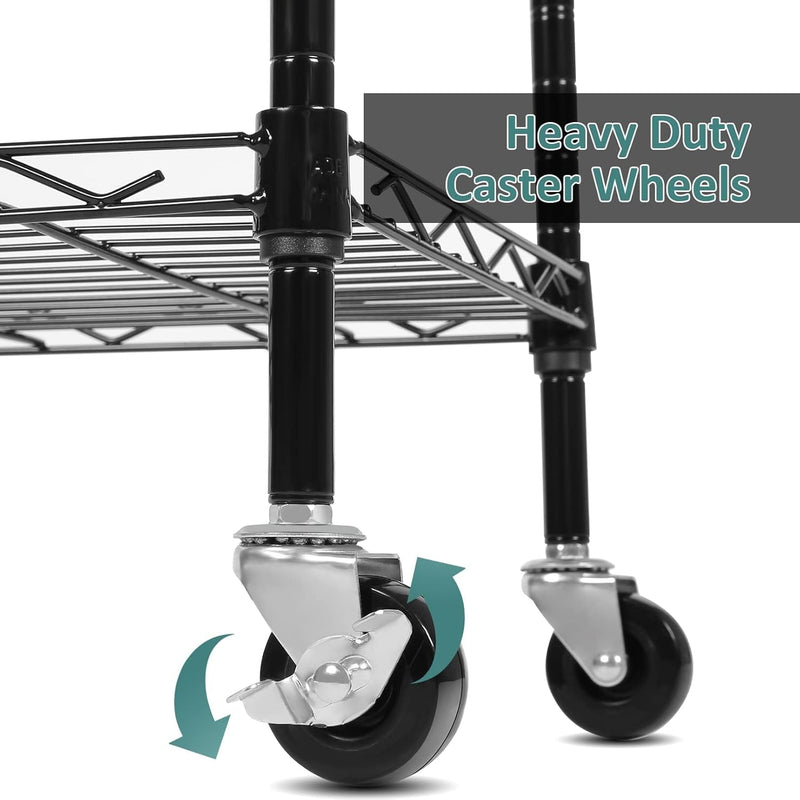6-Tier Wire Shelving Unit