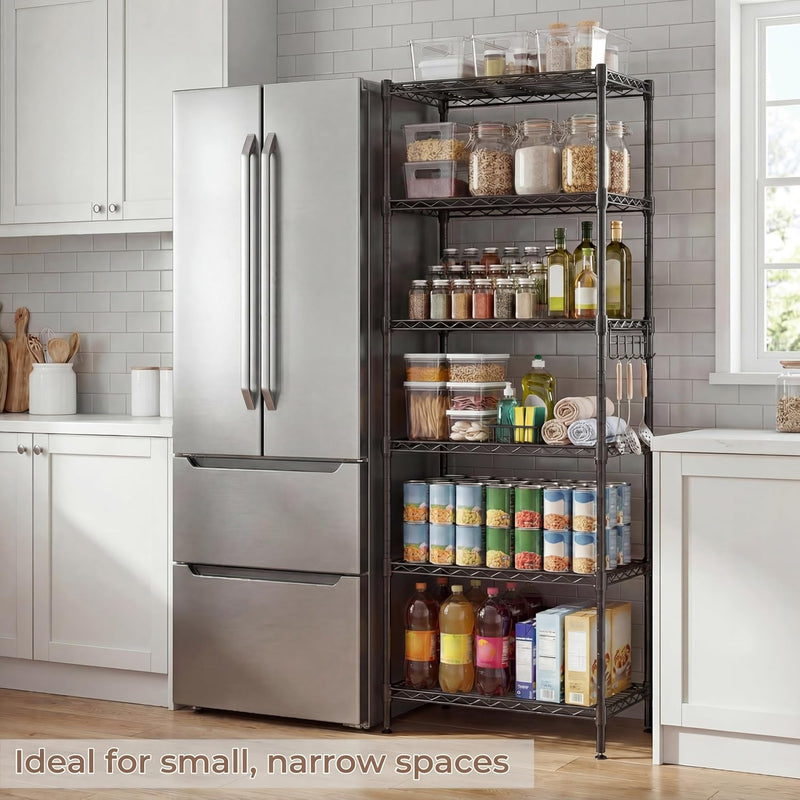 6-Tier Wire Shelving Unit